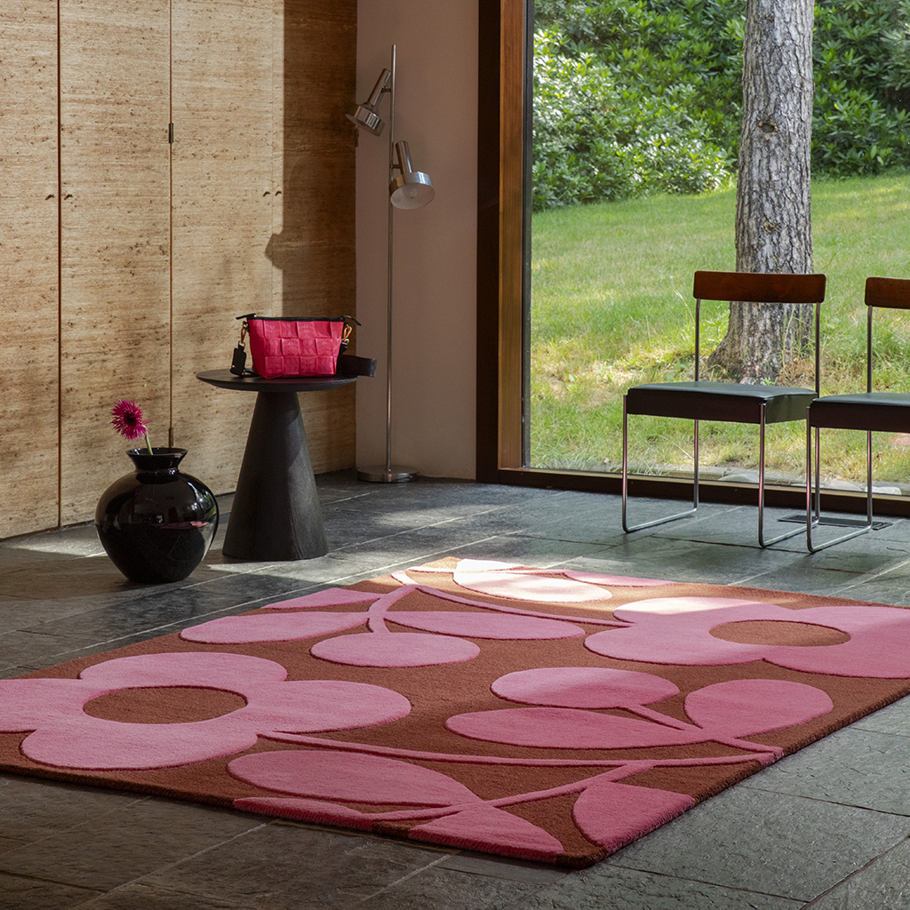 Tapis en laine designer Sprig Stem paprika