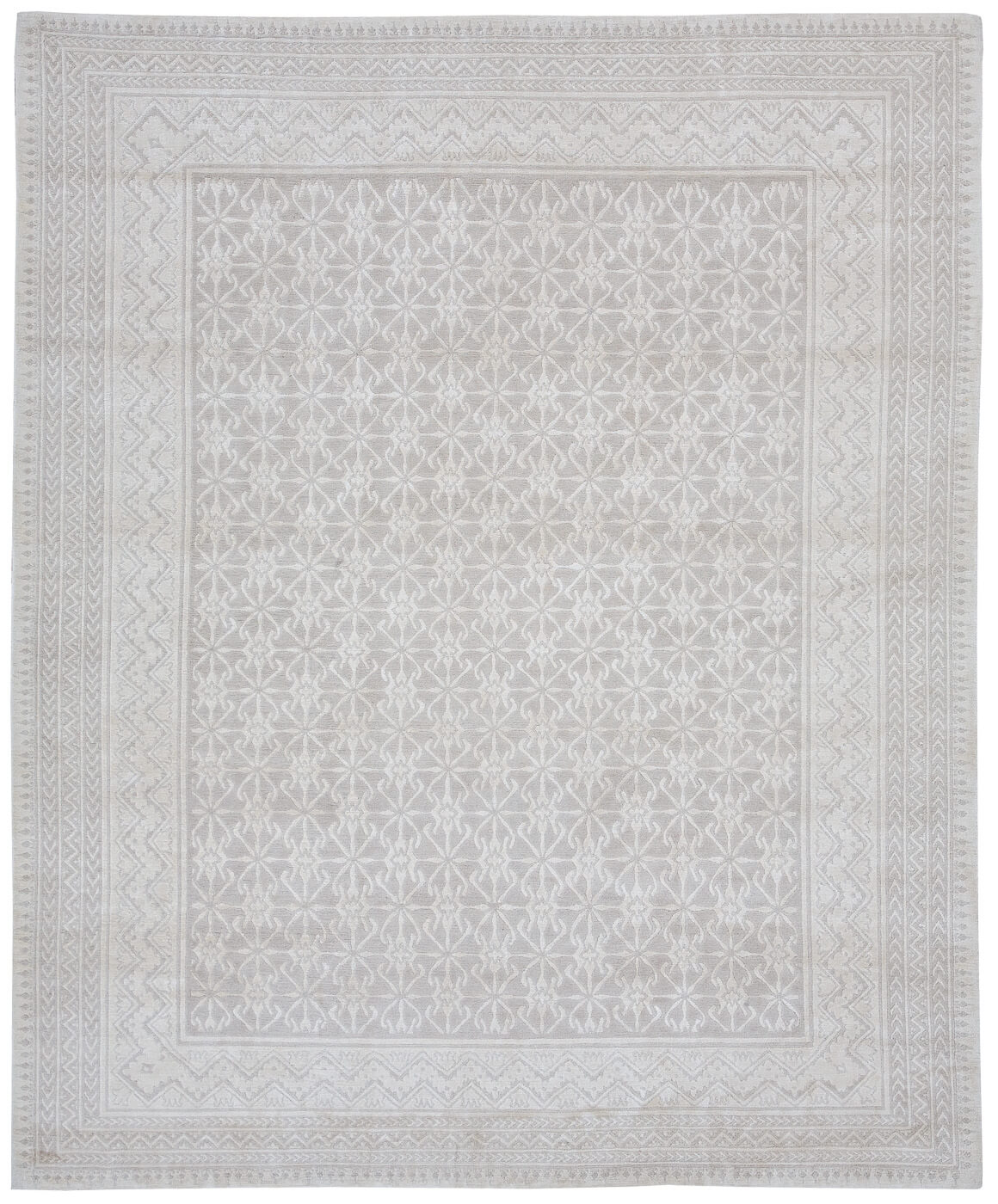 Blueberry lichtgrijs vloerkleed | Maat: 300 × 400 cm