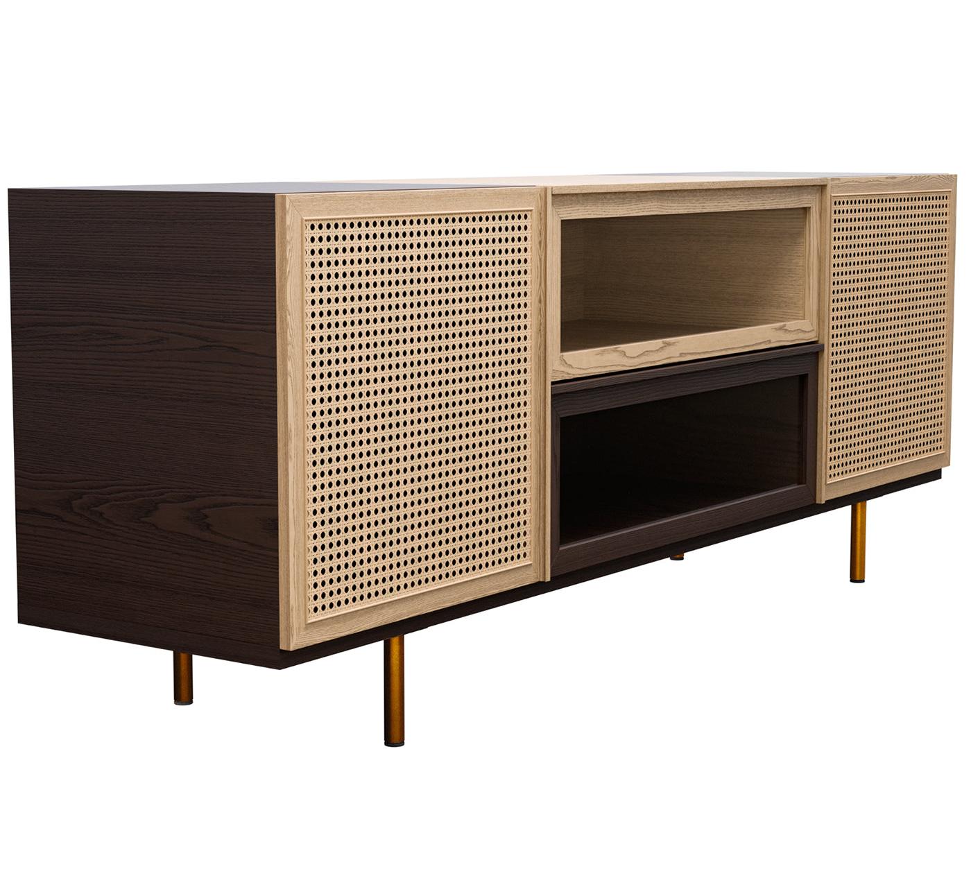 Dressoir van essenhout