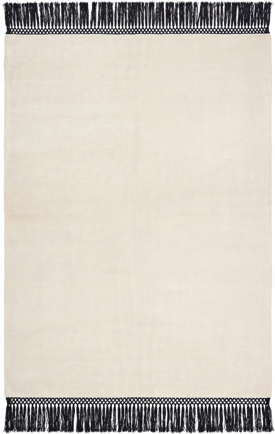 Minimal Fringe Ivory vloerkleed