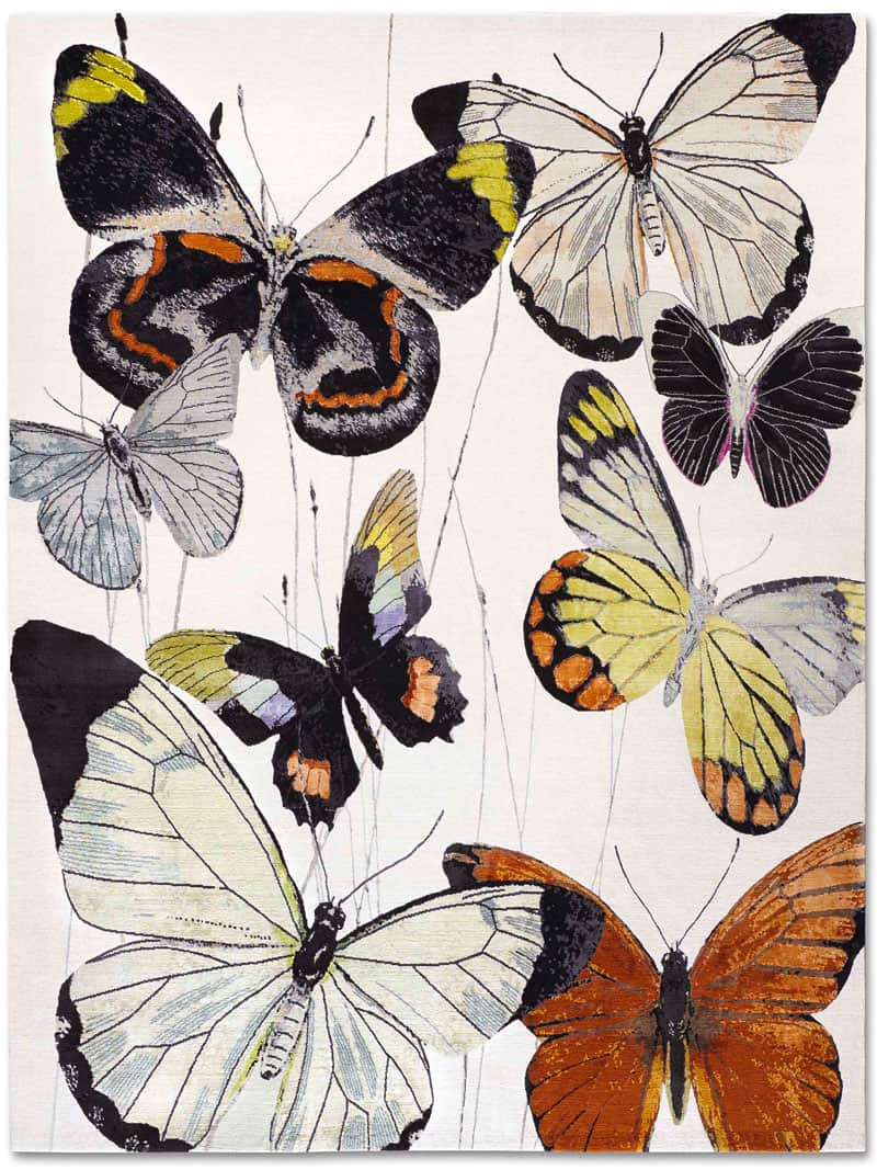 Tapis tissé main Butterfly | Taille: 250 × 300 cm