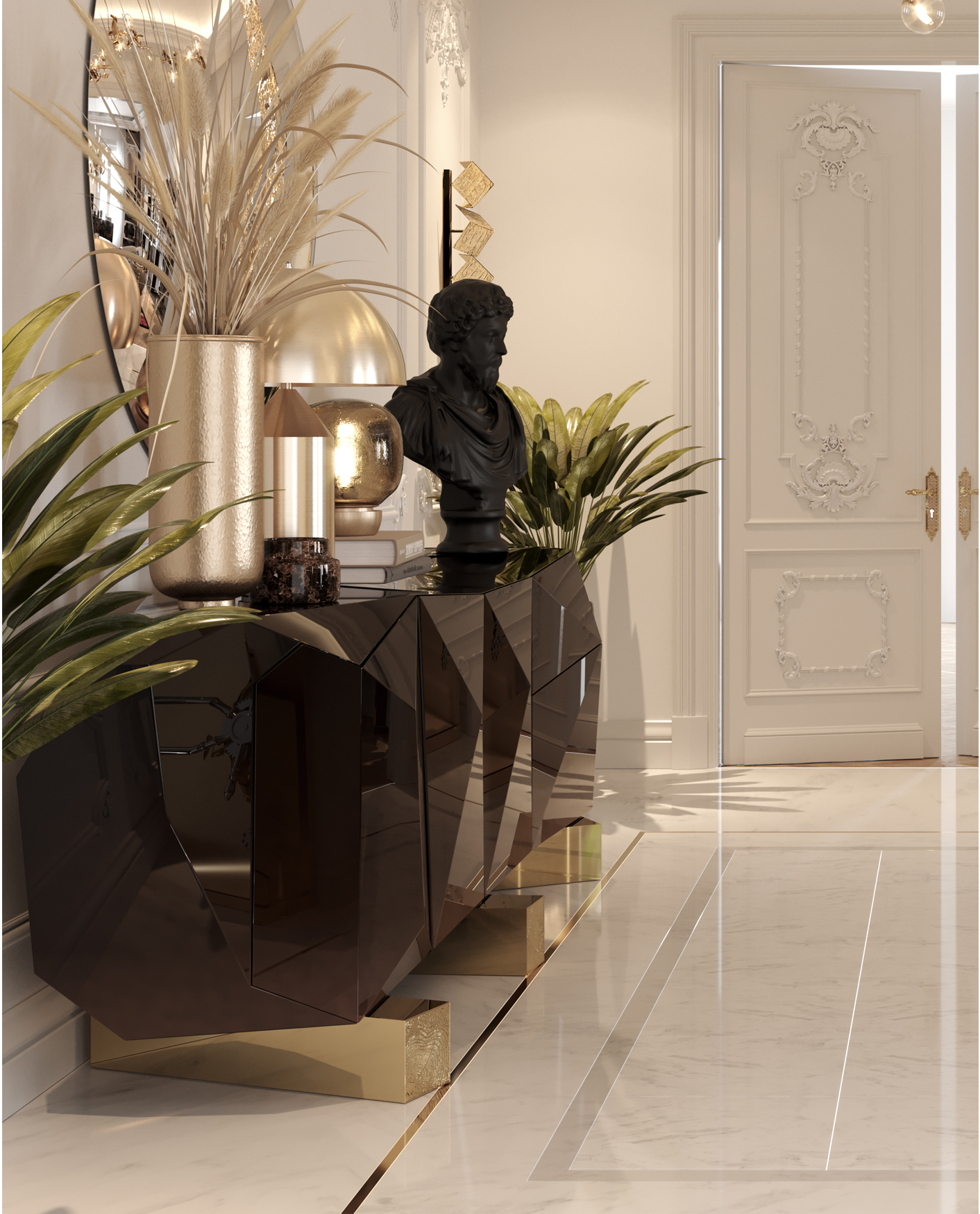 Prism chocolade XL dressoir