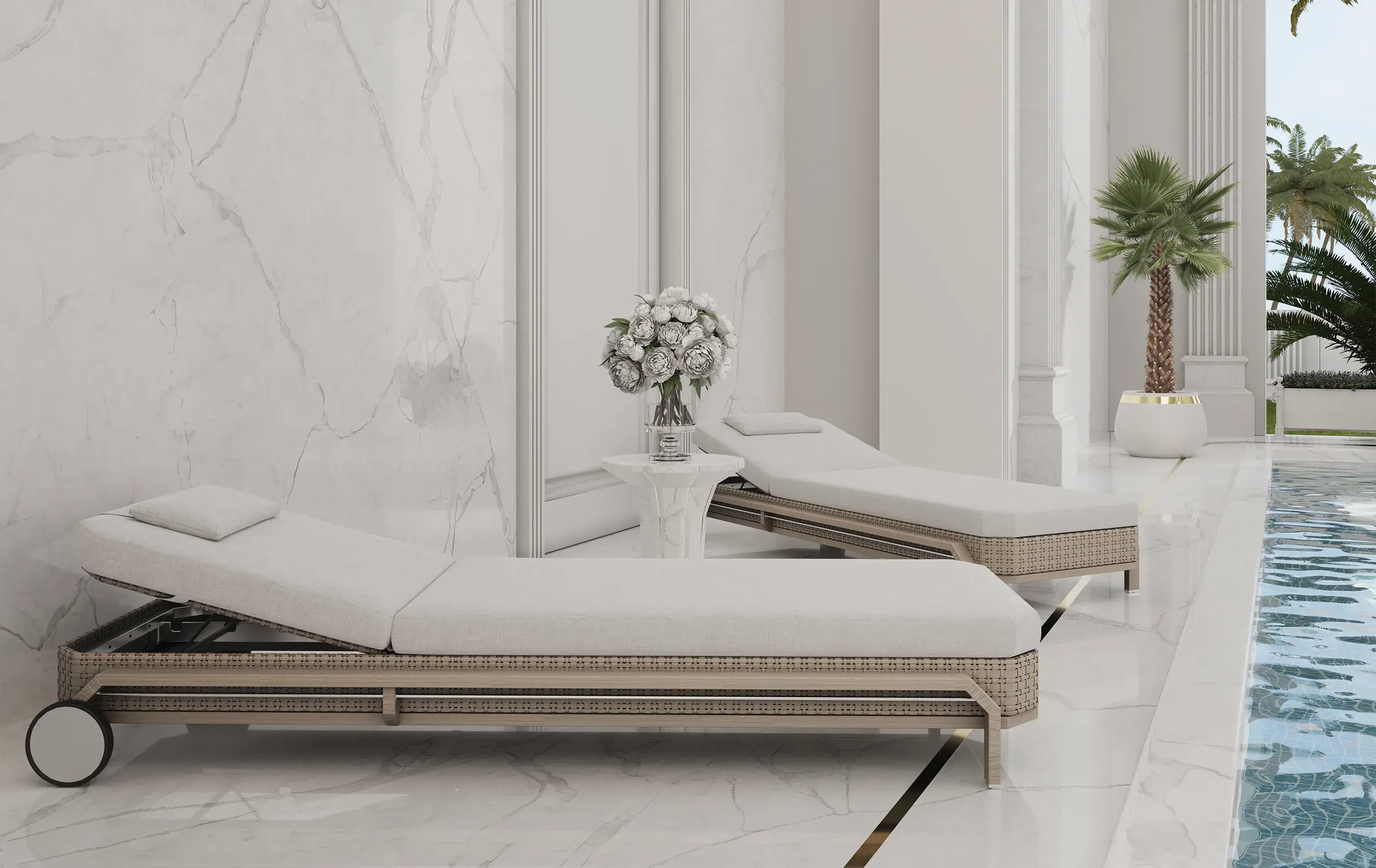 Chaise longue Heritage en bois - 5