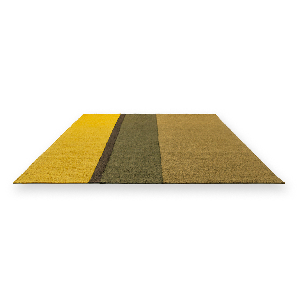 Tapis d’extérieur Festival rayé jaune