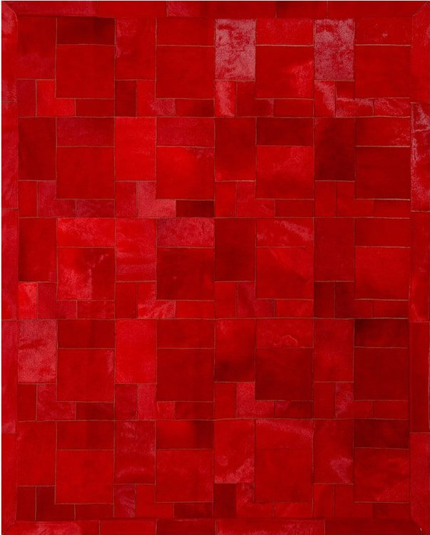 Tapis en peau de vache Puzzle | Taille: 140 × 180 cm