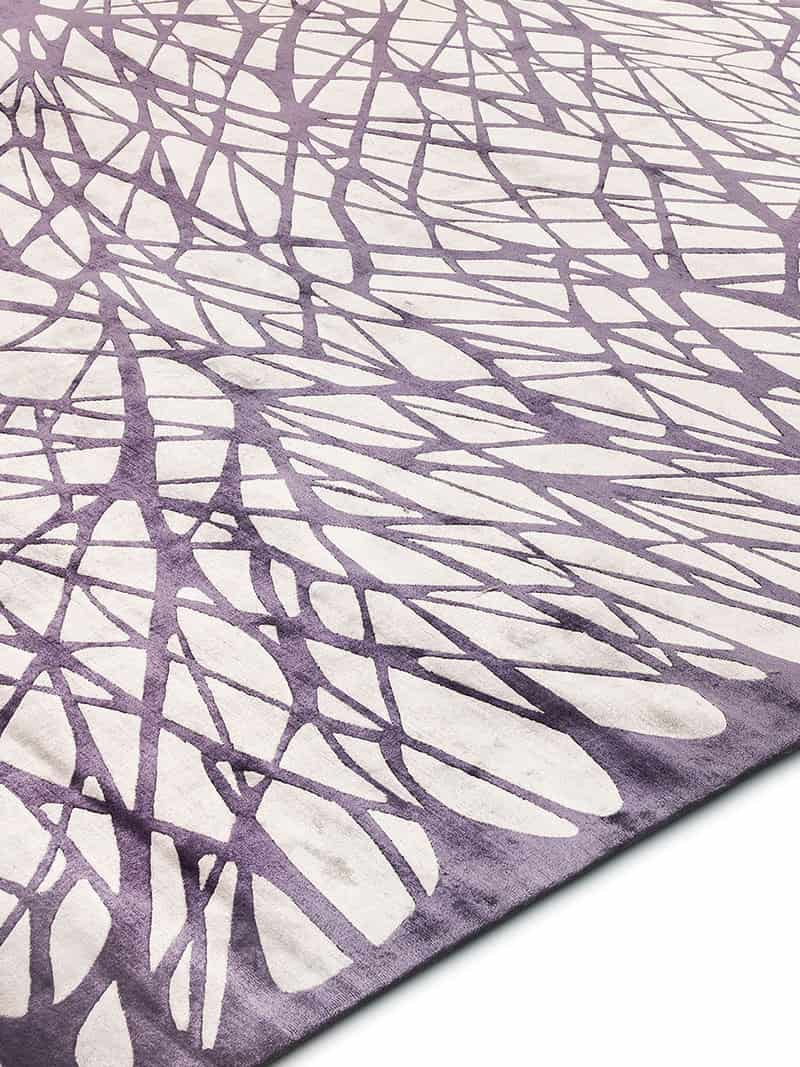 Dresden licht lila handgeknoopt tapijt | Maat: 300 × 400 cm