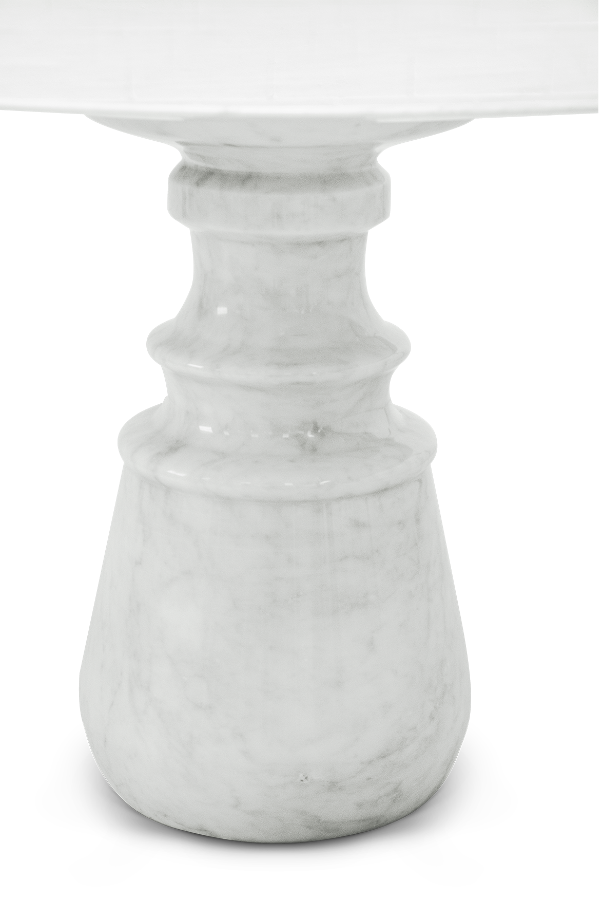 Obsidian ronde Estremoz eettafel
