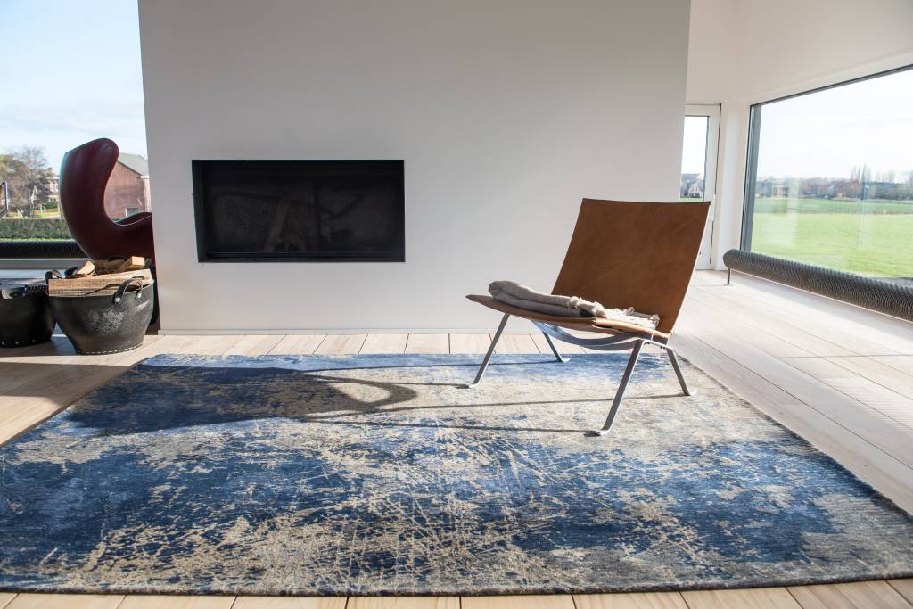 Abyss Blue vloerkleed | Maat: 240 × 340 cm