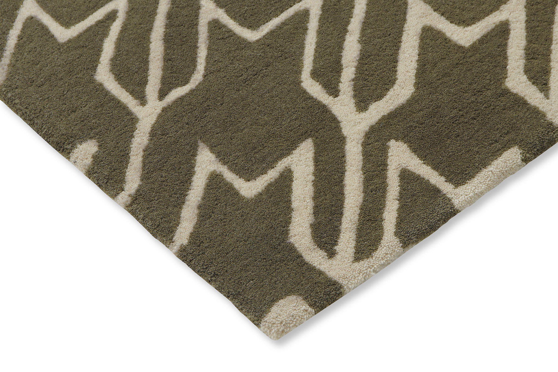Tapis pied-de-poule gris | Taille: 200 × 280 cm