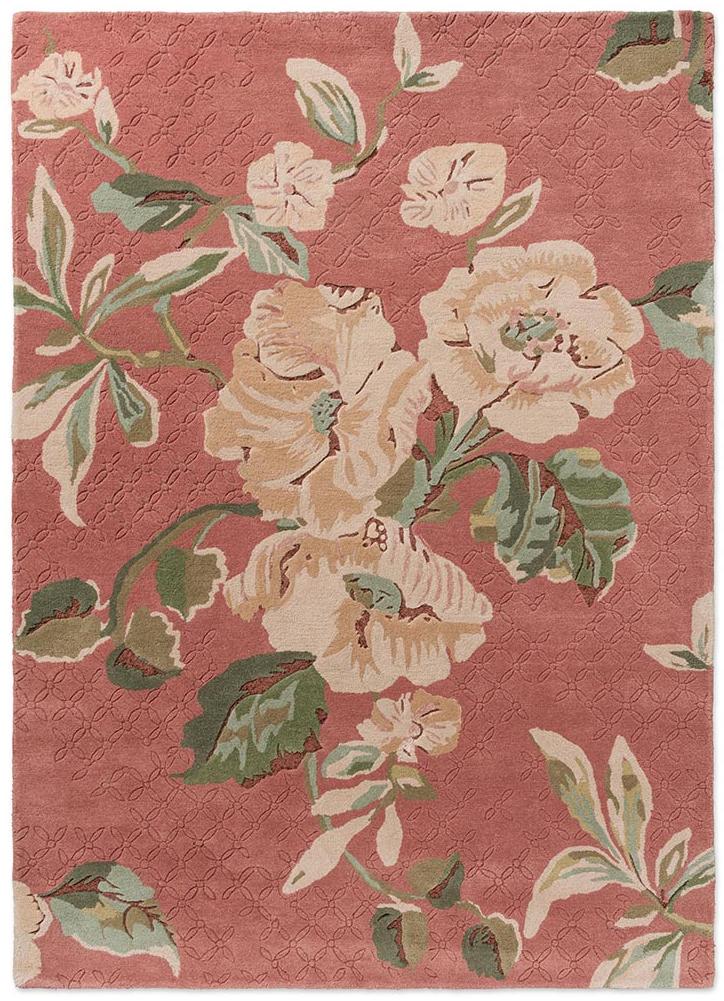 Aylworth Trail terracotta oranje tapijt | Maat: 200 × 280 cm