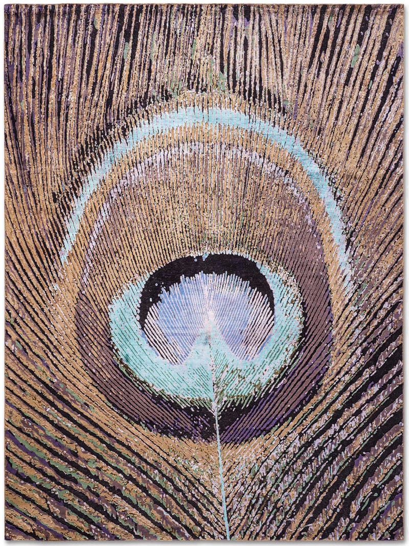 Tapis de luxe fait main Feathers