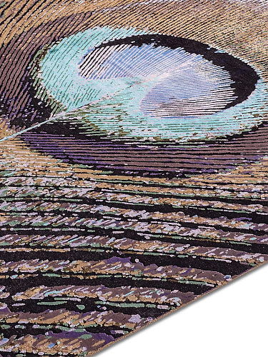 Feathers handgemaakt luxe vloerkleed