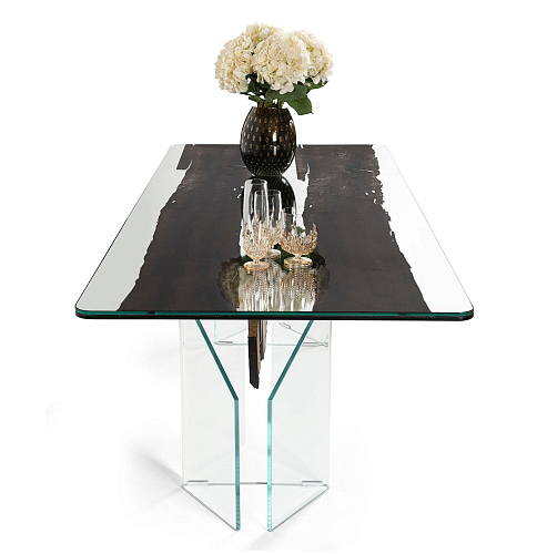 Venezia zwarte eettafel