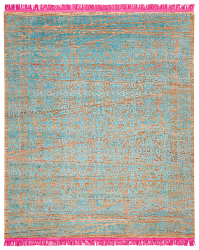 Ferrara Radi Wrapped roze aqua vloerkleed