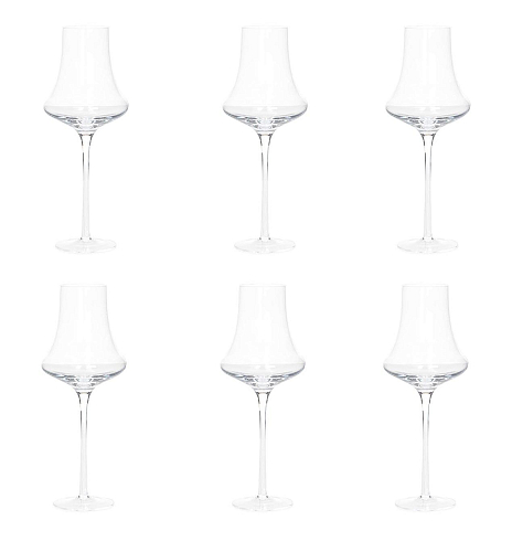 Minimes witte wijnglazenset van 6