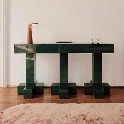 Console verte brillante