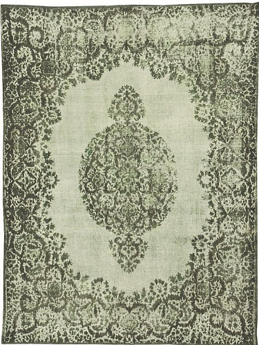Groen vintage vloerkleed