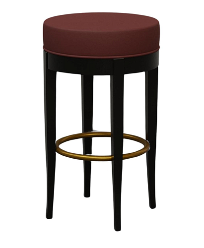 Burgundy barkruk