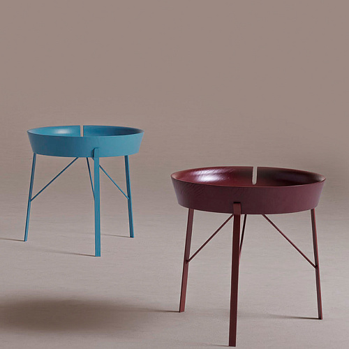 Cocoon lichtblauwe salontafel