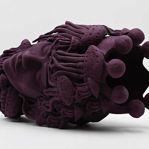 Moorkop handgemaakte sculptuur