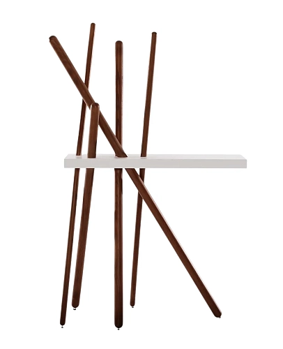 Portant à vêtements en bois