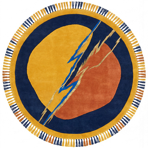 Tapis Lightning Crest Gold