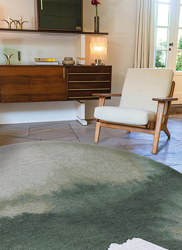 Tapis rond Iode
