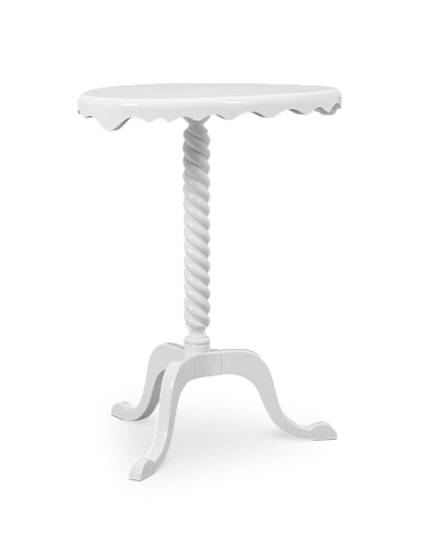 Table d’appoint Pearl blanche