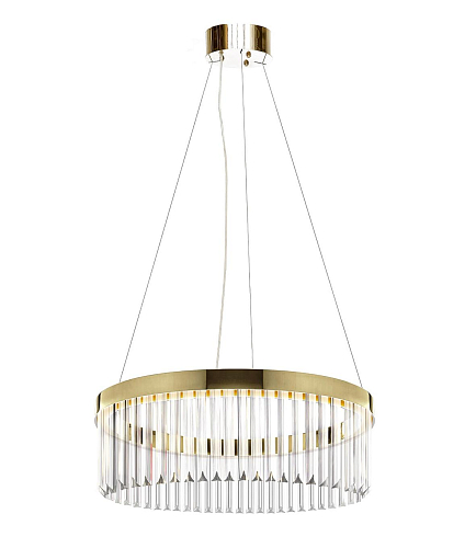 Lustre anneau doré
