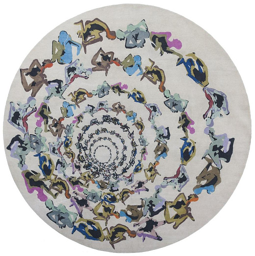 Human Circle Paradiso rond vloerkleed