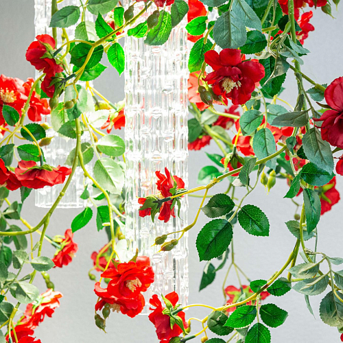 Petit lustre Red Roses