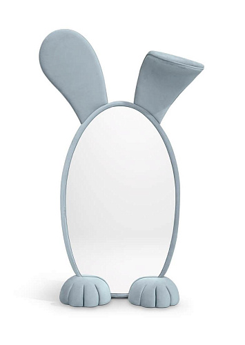 Miroir sur pied Lapin Wonderland