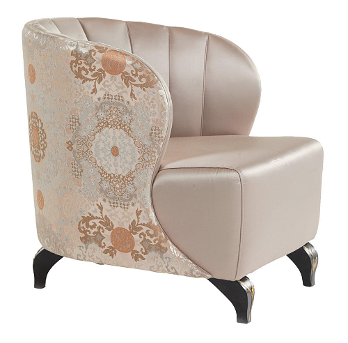 Fauteuil fleuri Celine