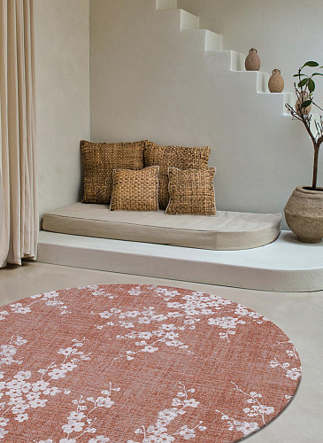 Sunset rond vloerkleed