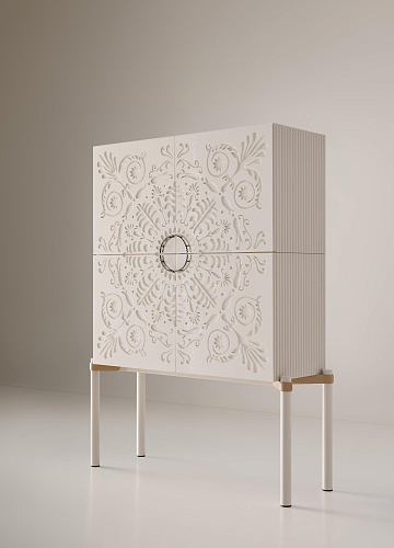 Bar blanc contemporain Alexandra