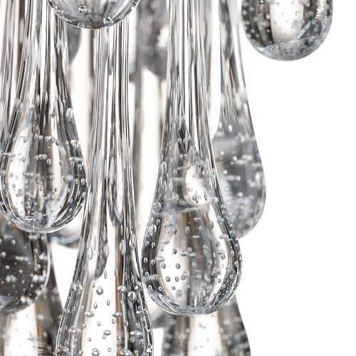 Moderne wandlamp met Murano glazen druppels