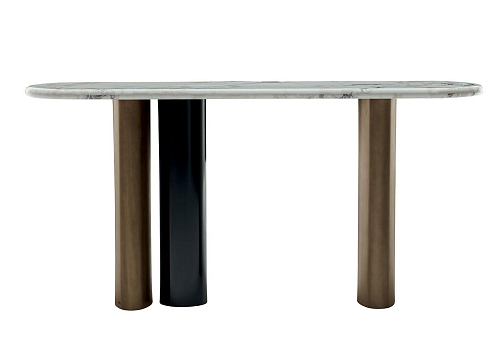Console Cloud plateau marbre blanc