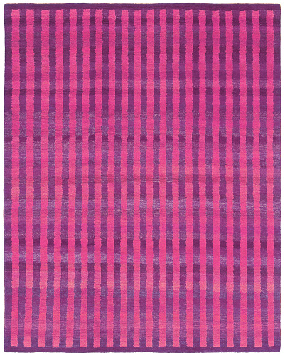 Gama verticale strepen roze vloerkleed