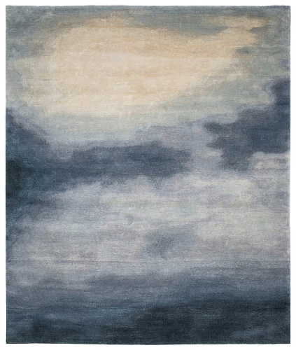 Pantano blauw vloerkleed