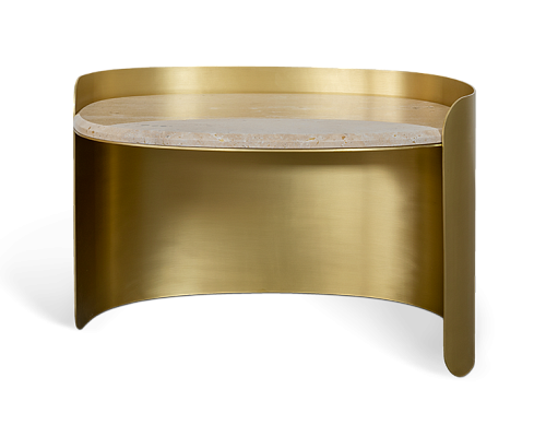 Table d’appoint ovale Franklin Scott