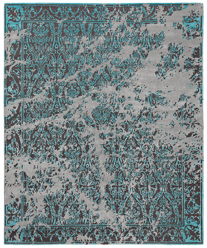 Alcaraz Sky aqua vloerkleed