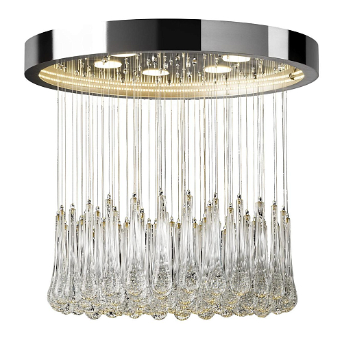 Ronde Murano bellenglazen kroonluchter