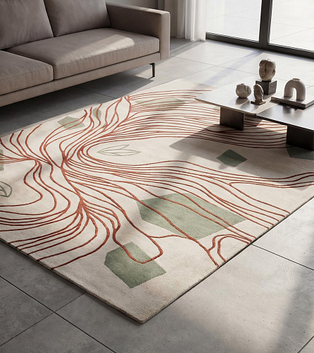Flowing Lines vloerkleed