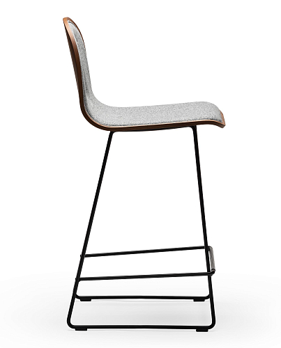 Gotham Woody SL grijze barkruk