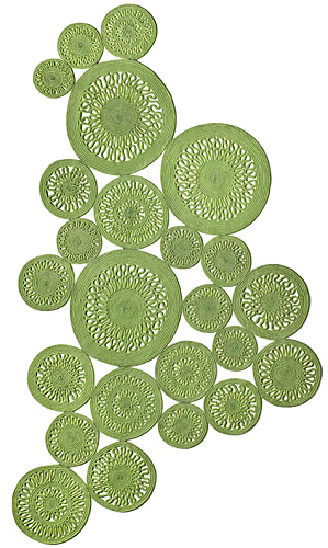 Rope binnen/buiten groen vloerkleed