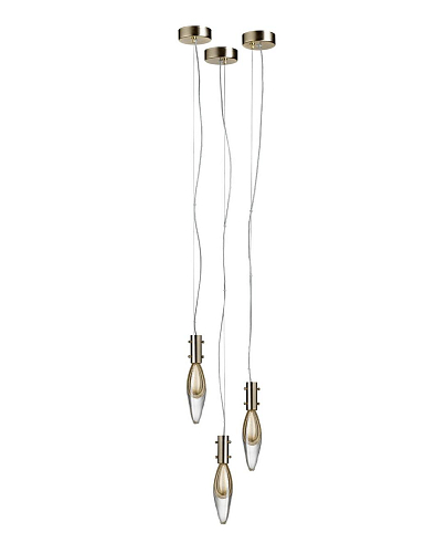 Murano Drops hanglamp met 3 lichtpunten
