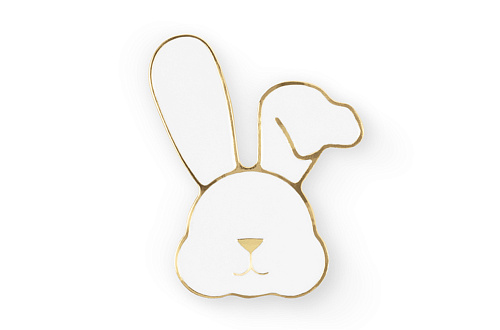Poignée décorative Lapin bondissant