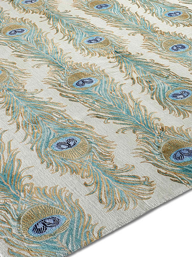 Tapis de luxe fait main Feathers Lane
