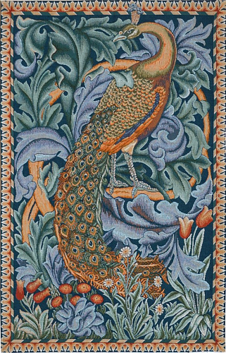 Tapisserie murale Le paon, William Morris