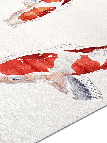 Fish Original luxe handgeknoopt vloerkleed